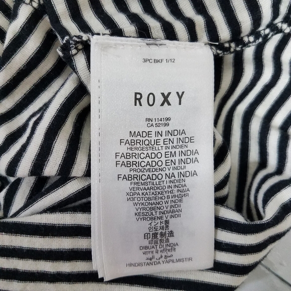 Roxy Stripe Sundress M Nwt - Picture 8 of 16